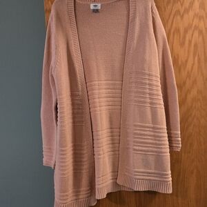 Old Navy Women's Blush Open-Front Cardigan